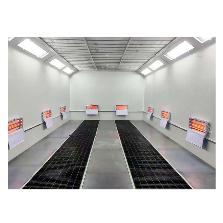 Eco Water Based Used Bus Truck Car Paint Spray Booth High End Water Treatment Frosted Room Spray for Vans